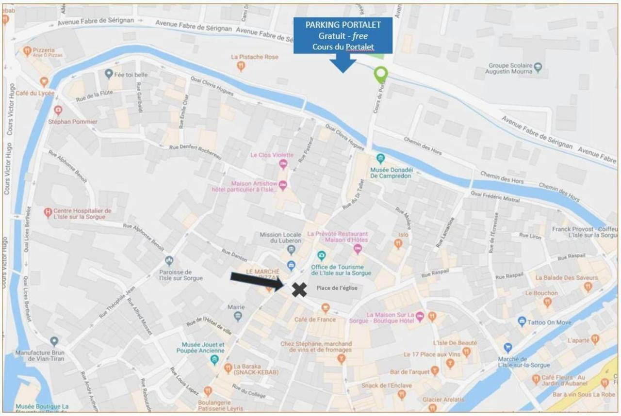 Ferienwohnung La Magnanerie LʼIsle-sur-la-Sorgue Exterior foto